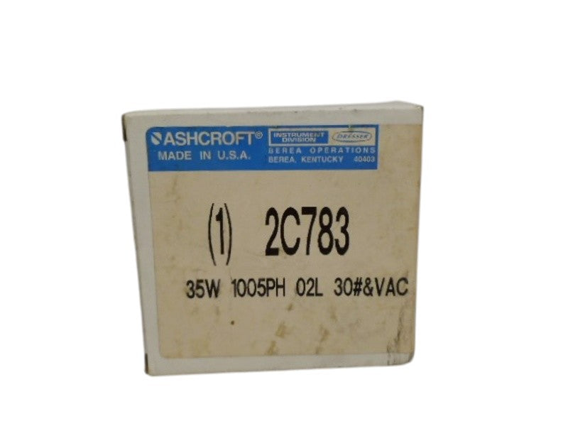 ASHCROFT 35W1005PH02L30 PRESSURE GUAGE 30PSI NSMP