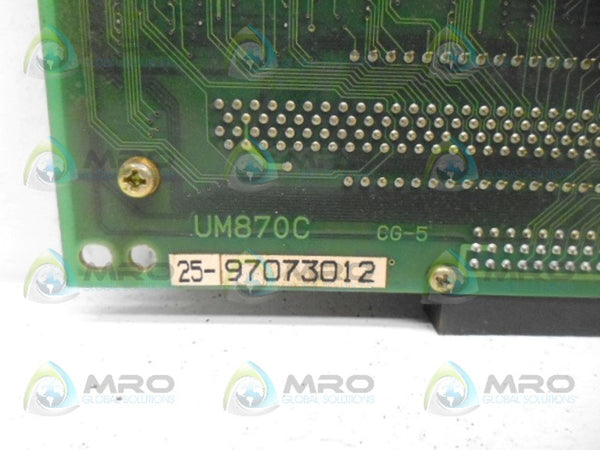 NACHI UM870C CONTROL BOARD (AS PICTURED) UNMP