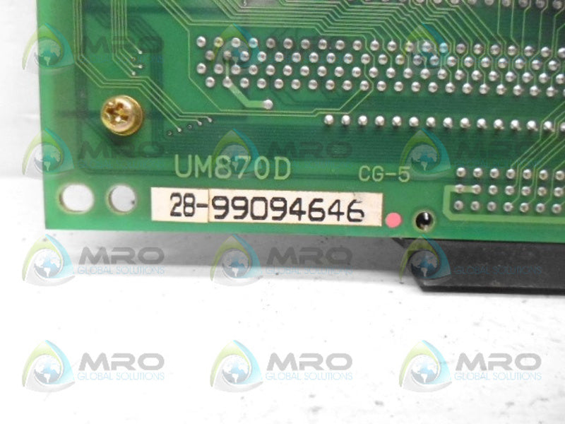 NACHI UM870D CIRCUIT BOARD (AS PICTURED) UNMP