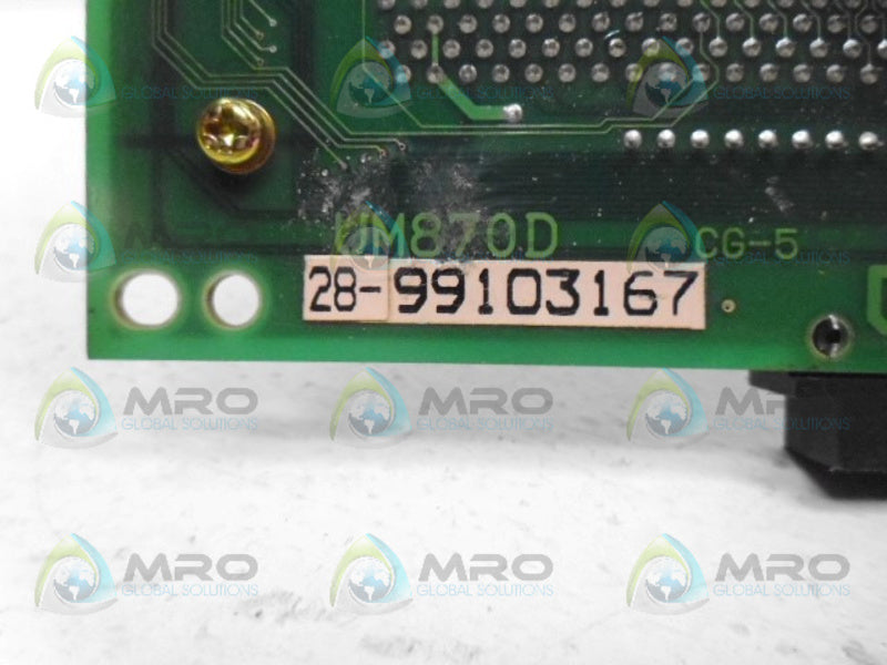 NACHI UM870D CIRCUIT BOARD (AS IS) UNMP
