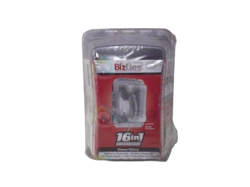 BIZLINE RX410C WEATHERPROOF LOCKABLE RECEPTACLE COVER NSMP