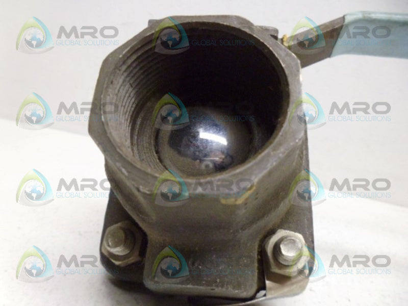 JAMESBURY 21-2200TT-0 BALL VALVE UNMP