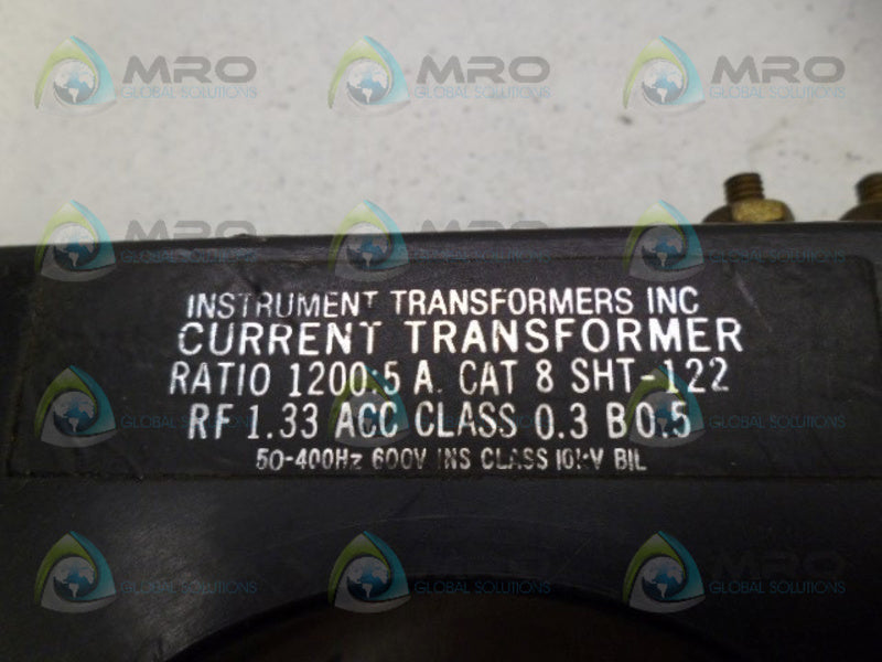 INSTRUMENT TRANSFORMERS 8SHT-122 TRANSFORMER NSNP