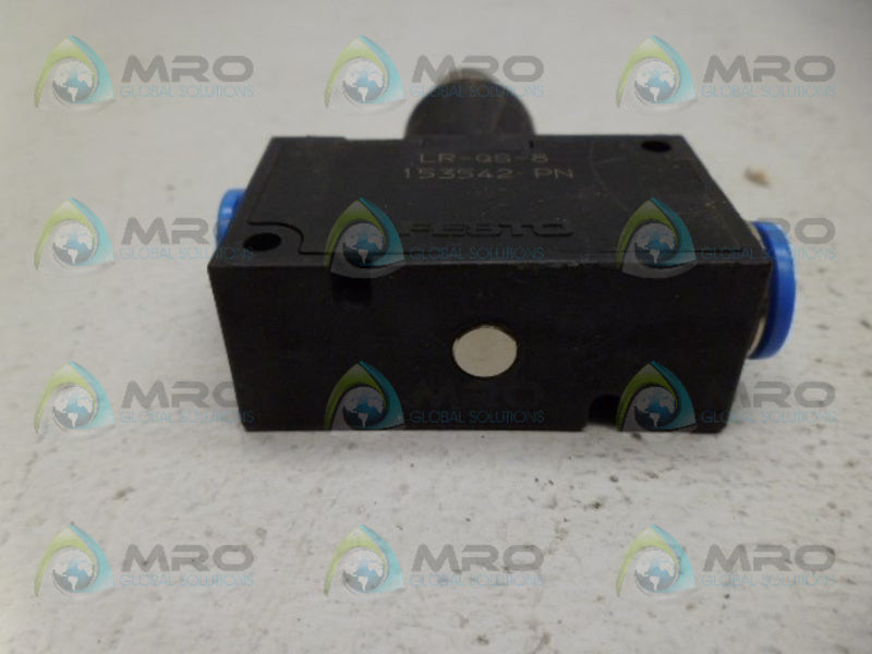 FESTO LR-QS-8 PRESSURE REGULATOR UNMP