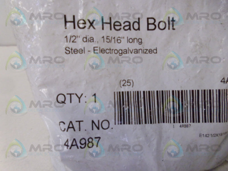 4A987 HEX HEAD BOLT NSMP