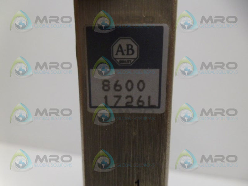 INDUSTRIAL SPARE PART 8600-1726L I/O MODULE UNMP