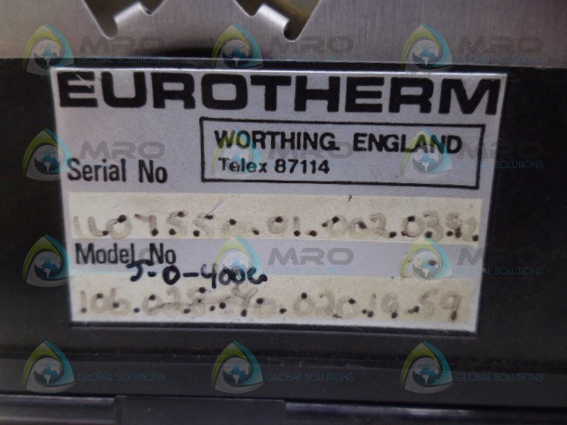 EUROTHERM 106-028-40-020-19-59 TEMPERATURE CONTROL UNMP