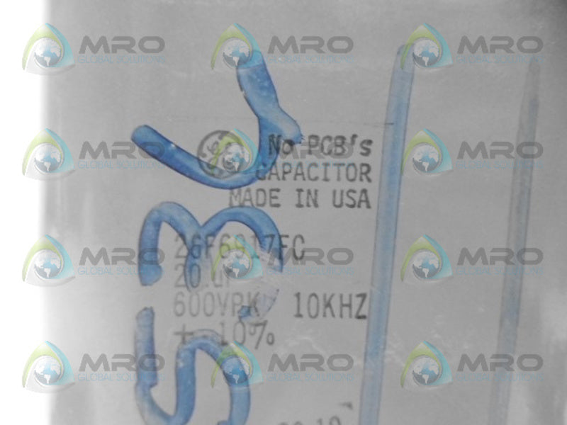 GENERAL ELECTRIC 26F6917FC CAPACITOR UNMP
