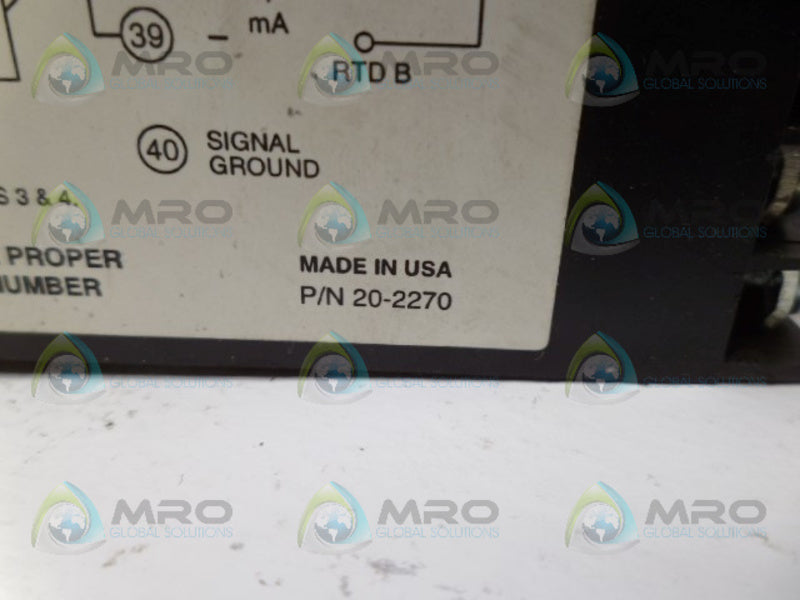 BARBER-COLMAN 15QV-0JF01-000-0-00 TERMINAL NSNP