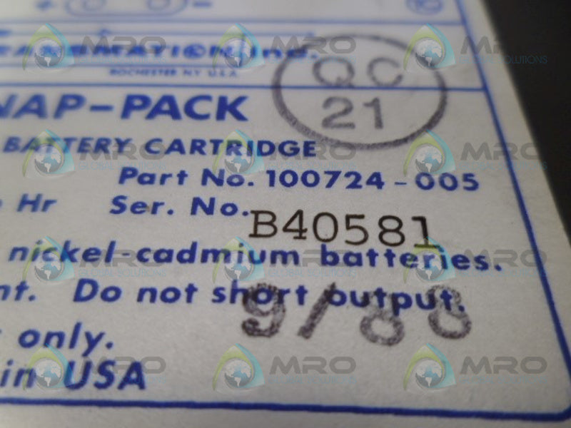 TRANSMATION 100724-005 SNAP-PACK NSNP