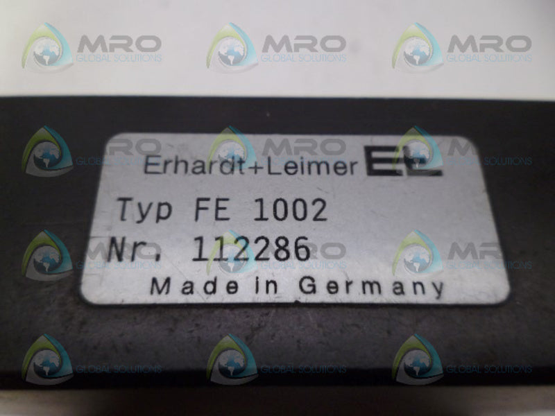 ERHARDT + LEIMER FE1002 PHOTOELECTRIC THRU-BEAM UNMP