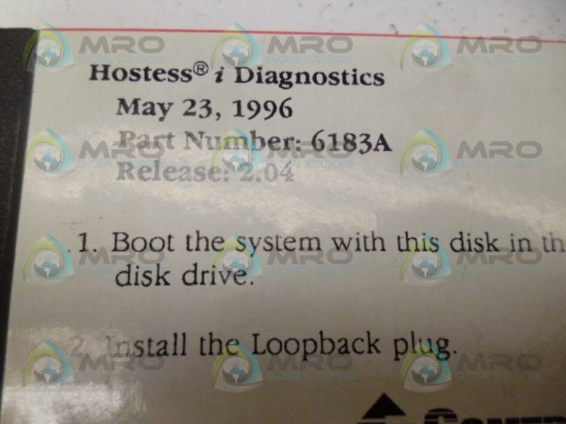 COMTROL 6183A FLOPPY DISC UNMP