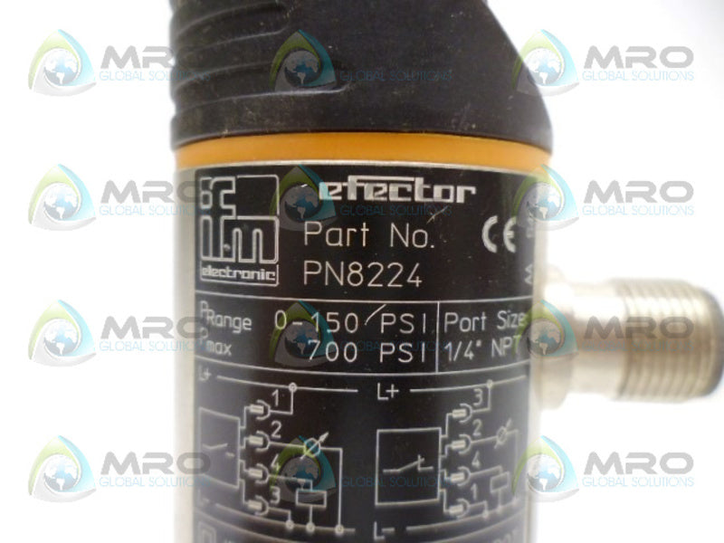 IFM EFECTOR PN8224 PRESSURE SENSOR NSNP