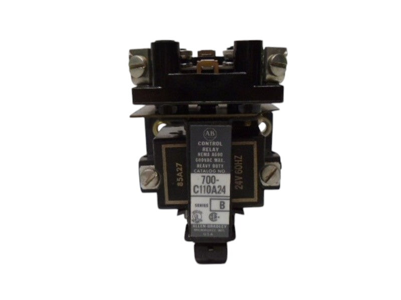 ALLEN BRADLEY 700-C110A24 SER. B CONTROL RELAY UNMP