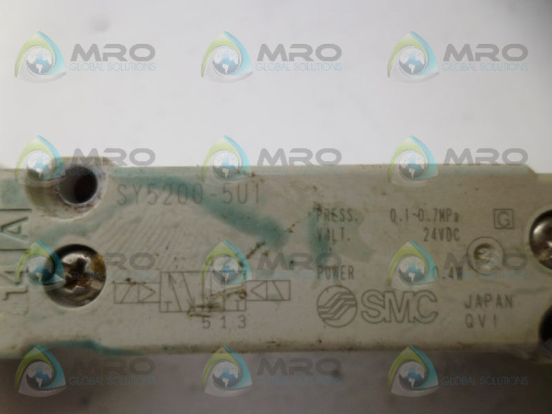 SMC SY5200-5U1 5-PORT SOLENOID VALVE UNMP