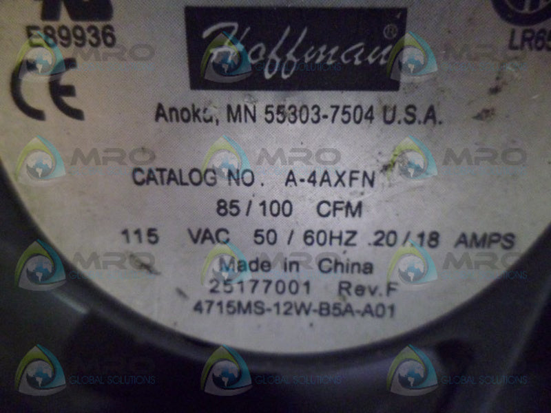 HOFFMAN A-4AXFN FAN UNMP