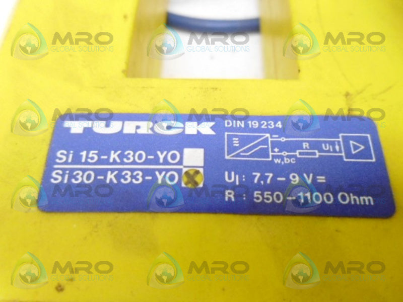 TURCK SI30-K33-Y0 SLOT SENSOR UNMP