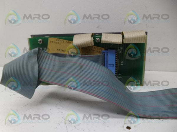 PRESSTECH 7508-1320-01 CONTROL INTERFACE BOARD UNMP