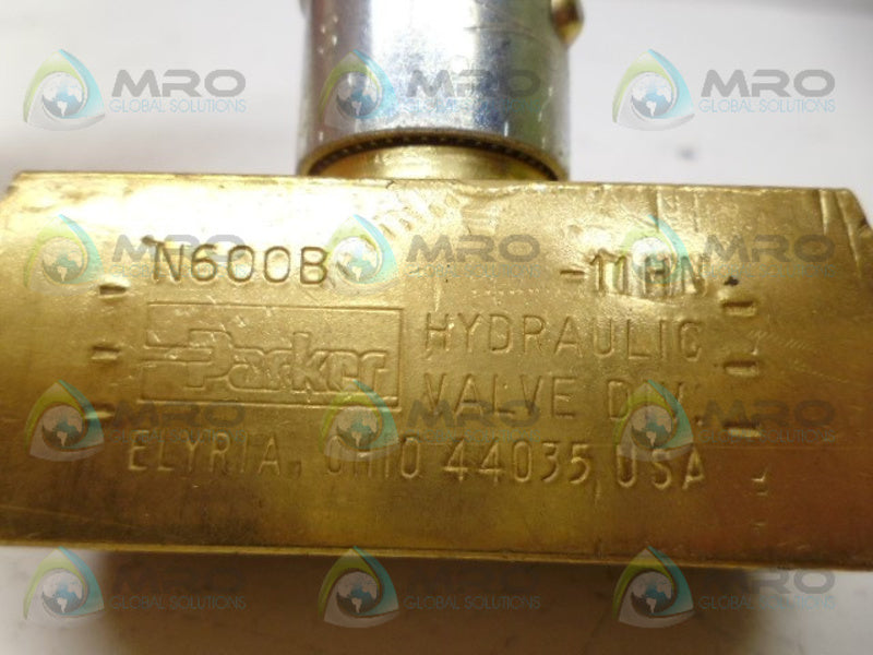 PARKER N600B-11HN FLOW CONTROL NSNP