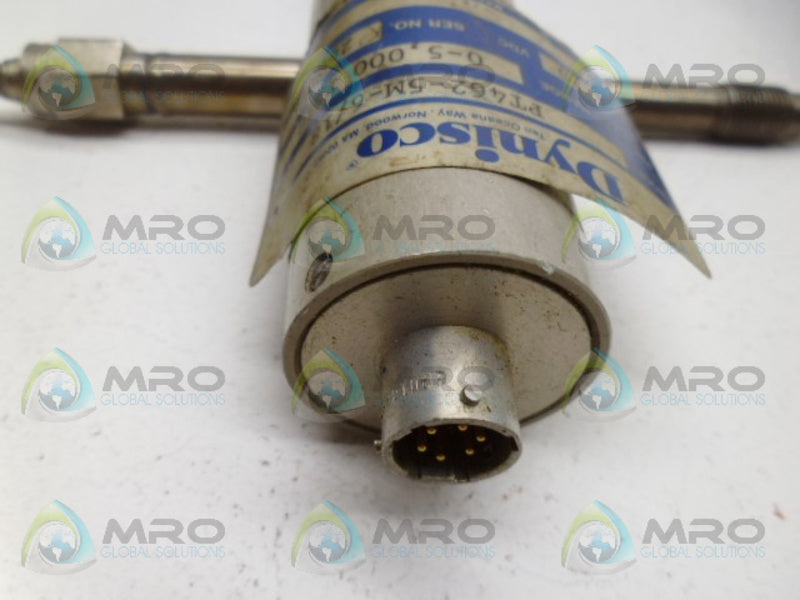 DYNISCO PT462-5M-6/18 PRESSURE TRANSDUCER UNMP
