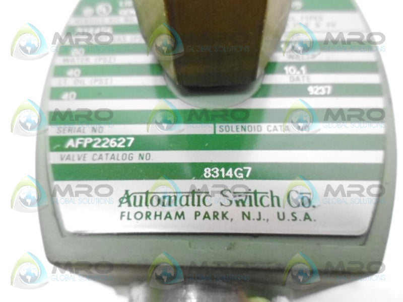 ASCO 8314G7 UNMP