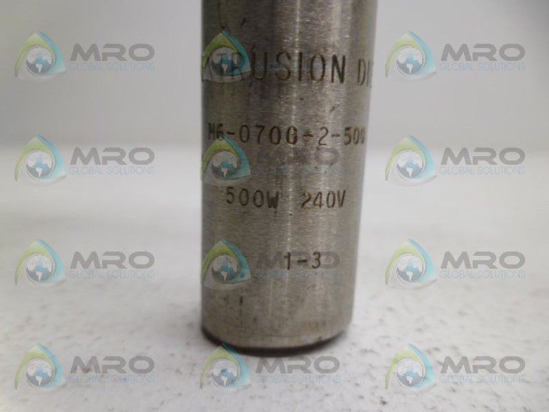 EXTRUSION DIES M6-0700-2-500 CARTRIDGE HEATER 500W 240V UNMP