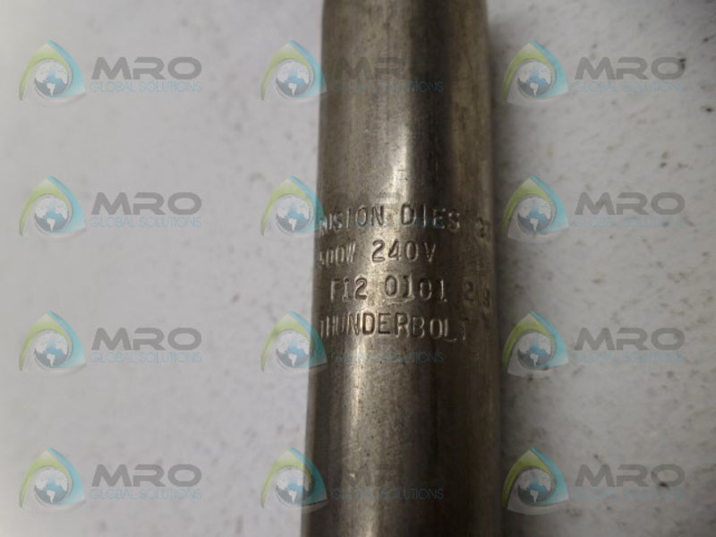 EXTRUSION DIES F12/0101/28 CARTRIDGE HEATER 500W 240V UNMP