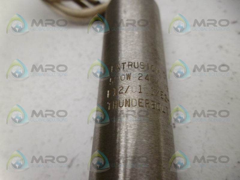 EXTRUSION DIES F12/0101/23-8 CARTRIDGE HEATER 500W 240V UNMP