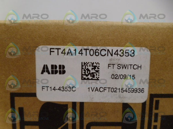 ABB FT4A14T06CN4353 SWITCH NSFS