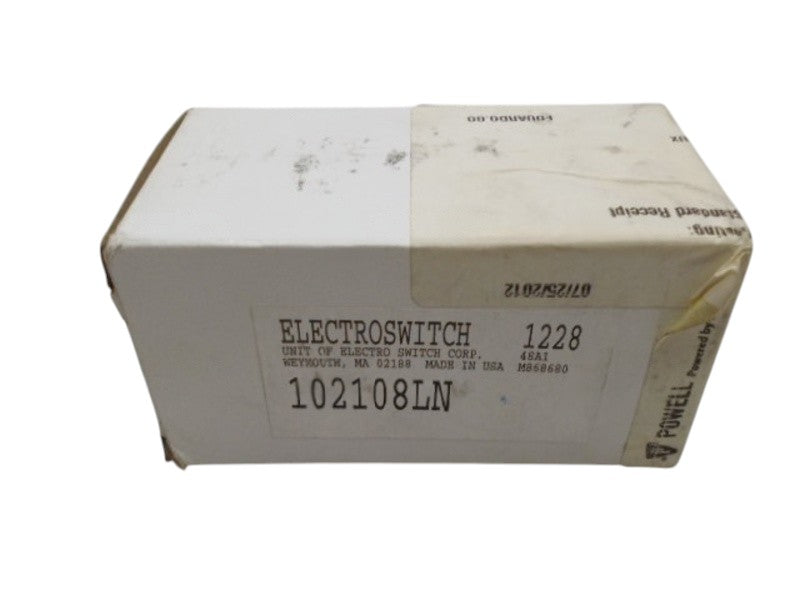 ELECTROSWITCH 102108LN ROTARY SWITCH NSMP