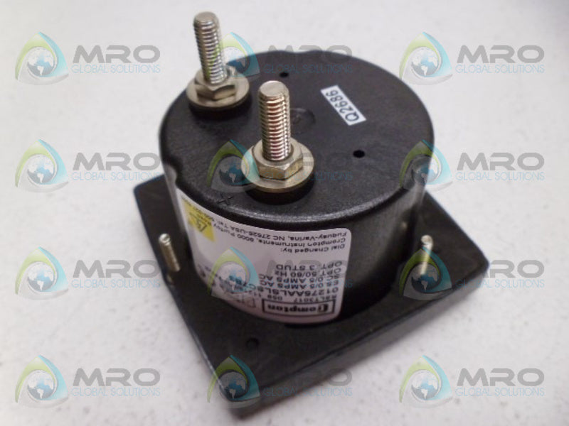 CROMPTON 012-75AA-LSLS-C7-B3 METER 5A *NEW IN BOX*