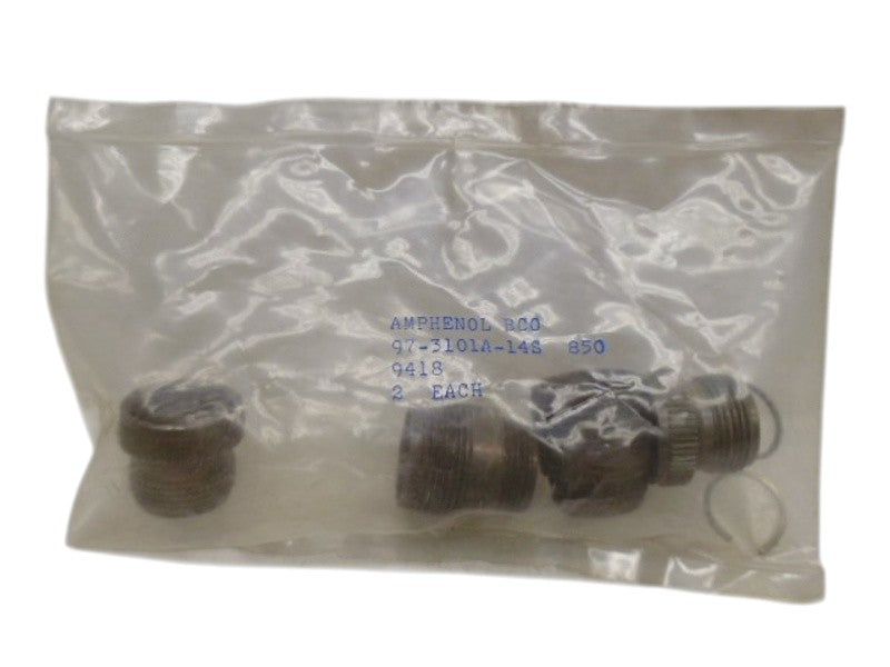 AMPHENOL 97-3101A-14S CONNECTOR (PKG OF 2) NSMP
