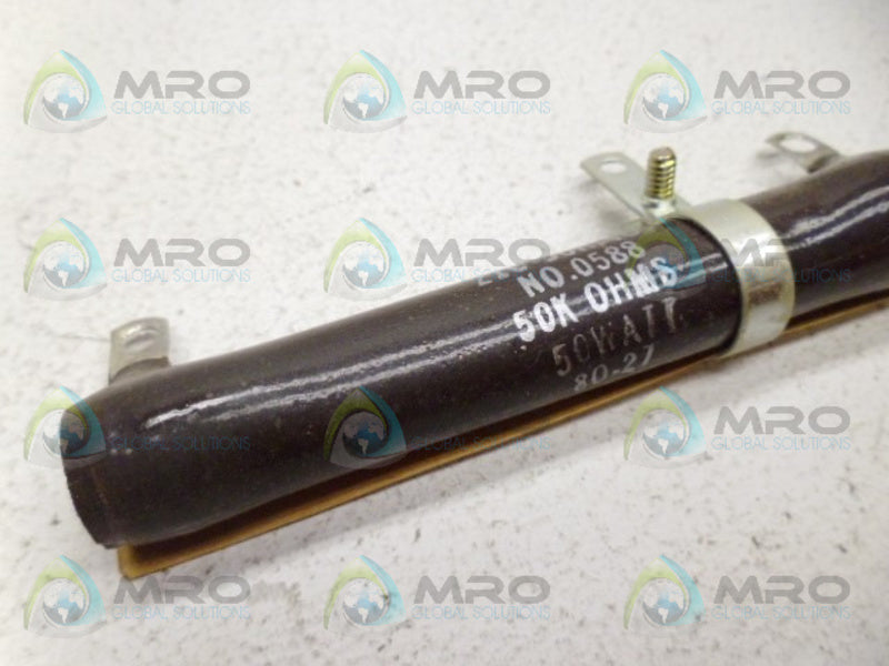OHMITE 0588 RESISTOR 50W 50KOHMS NSMP