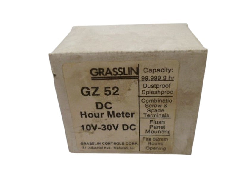 GRASSLIN GZ52 HOUR METER 10-30V NSMP