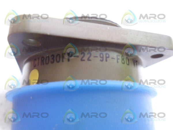 ALLIANCE CIR030FP-22-9P-F80 CONNECTOR NSNP