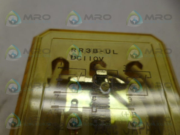 IDEC RR3B-UL RELAY 110VDC NSNP