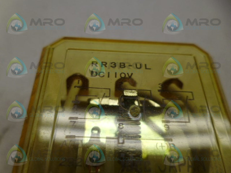 IDEC RR3B-UL RELAY 110VDC NSNP