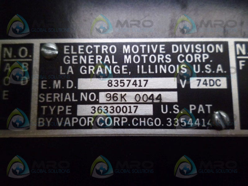 GENERAL MOTORS 36330017  UNMP