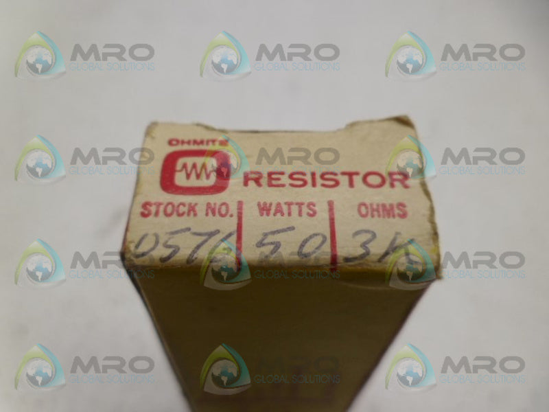 OHMITE 0576 RESISTOR 50W 3KOHMS NSMP