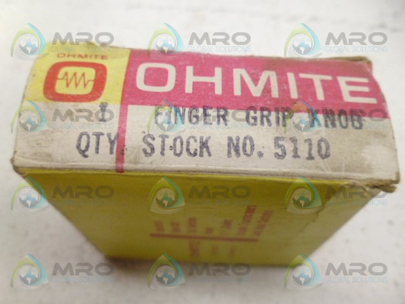 OHMITE 5110 FINGER GRIP KNOB NSMP