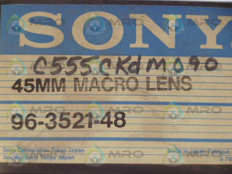 SONY 96-3521-48 MACRO LENS NSMP