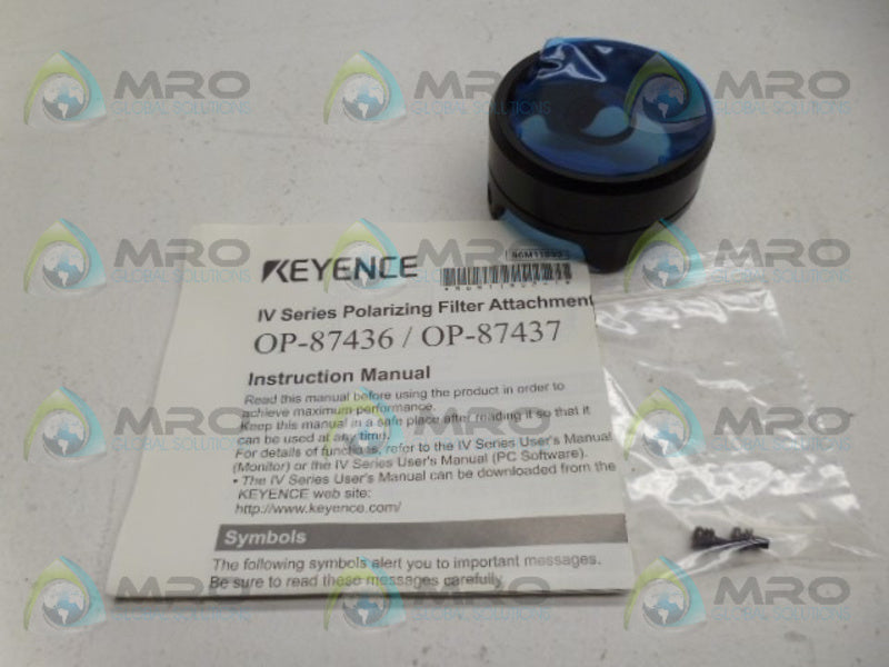 KEYENCE OP-87436 POARIZED LIGHT FILTER NSMP