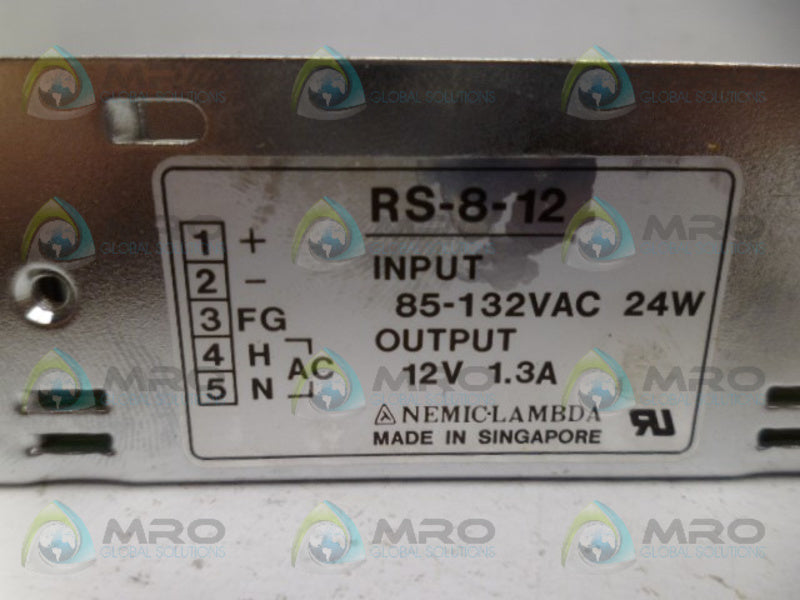 NEMIC LAMBDA RS-8-12 POWER SUPPLY NSNP