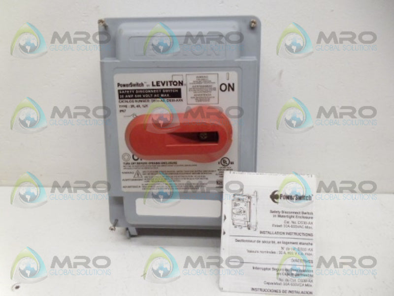 LEVITON 120-DS30-AX DISCONNECT SWITCH NSMP