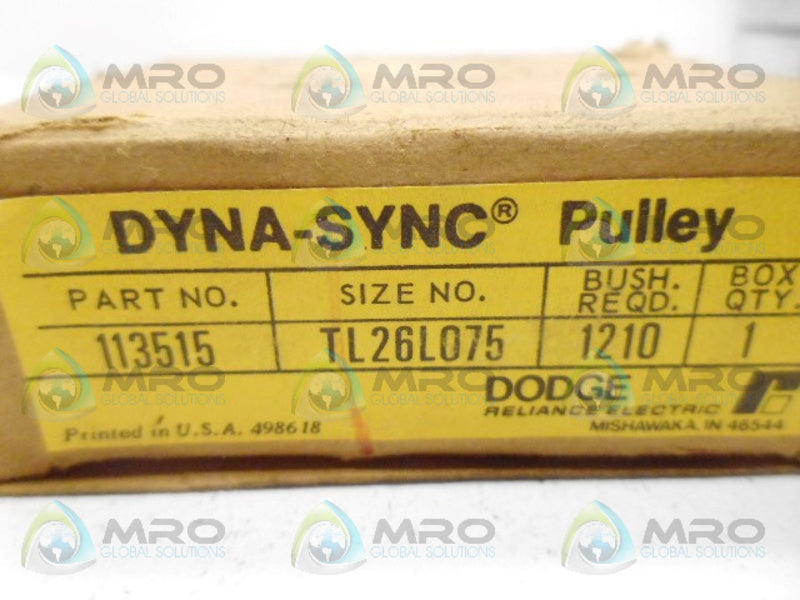 DODGE 113515 PULLEY NSMP