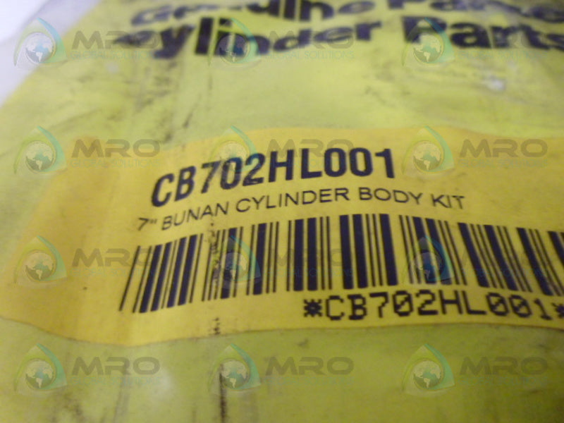 PARKER CB702HL001 7" BUNAN CYLINDER BODY KIT NSMP