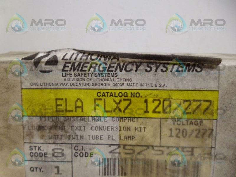 LITHONIA ELAFLX7 FLOURESCENT EXIT KIT 120/277 NSMP