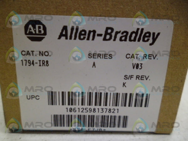 ALLEN BRADLEY 1794-IR8 SER. A DATE:2009 NSFS