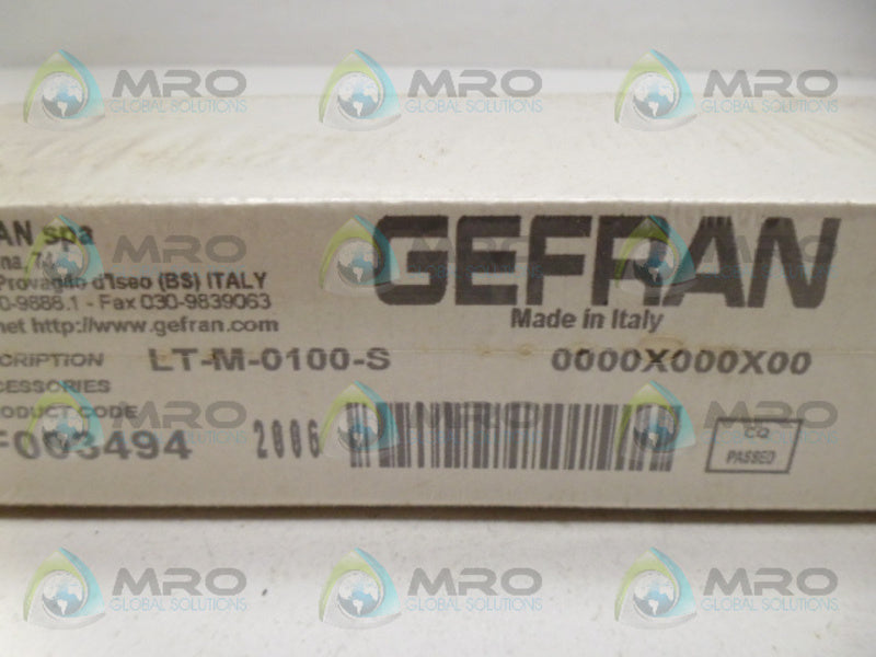GEFRAN LT-M-0100-S TRANSDUCER NSFS
