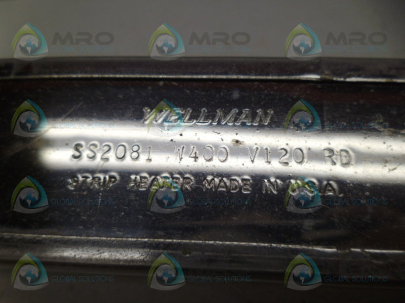 WELLMAN SS2081W400V120RD STRIP HEATER NSNP